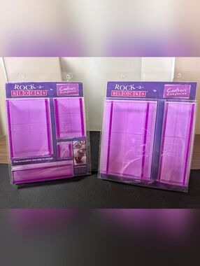 Crafters Companion Rock-a-Blocks Stamp Mount Two packages 6 Blocks